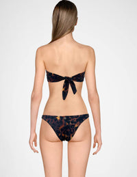 ANSELLIA PRINTED BANDEAU TOP