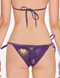 PANTERPE BEADED TIE SIDE BIKINI BOTTOM